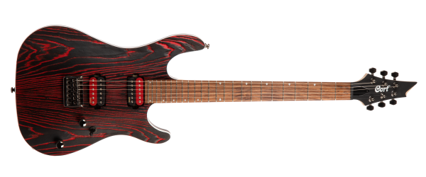 Cort KX300 Etched - Etched Black Red