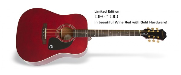 Epiphone DR100 - Wine Red